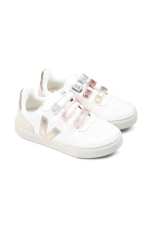 sneakers in pelle bianco VEJA KIDS | CV0520647CMULTICO